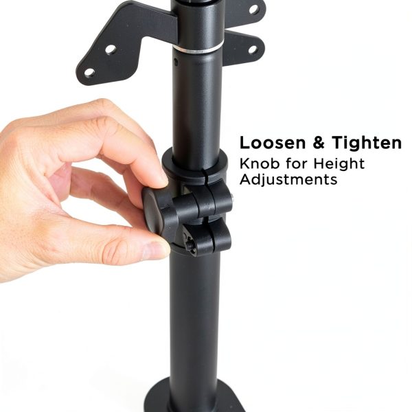 Mount-It Single Monitor Desk Mount Height Adjustable-1
