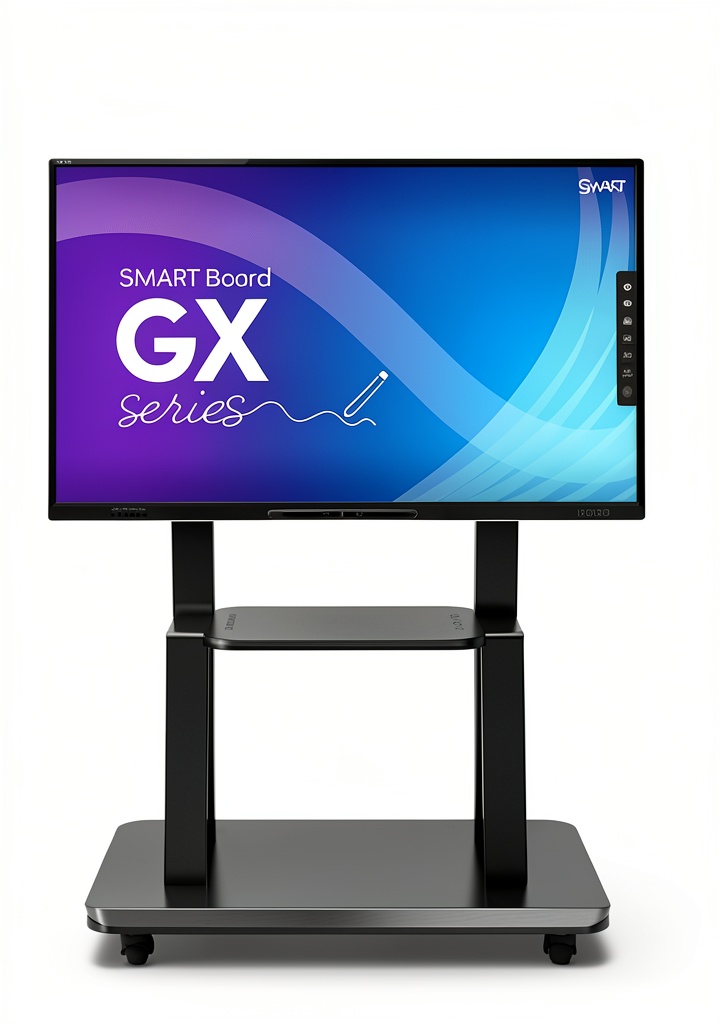 Installing heavy duty mobile TV cart on a carpeted conference room floor