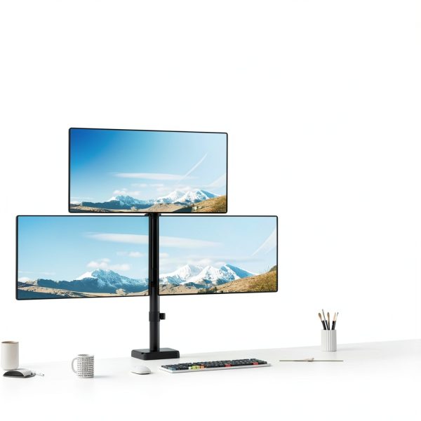 Pavo Triple Monitor Arm Full Motion Ergonomic Desk Mount-2