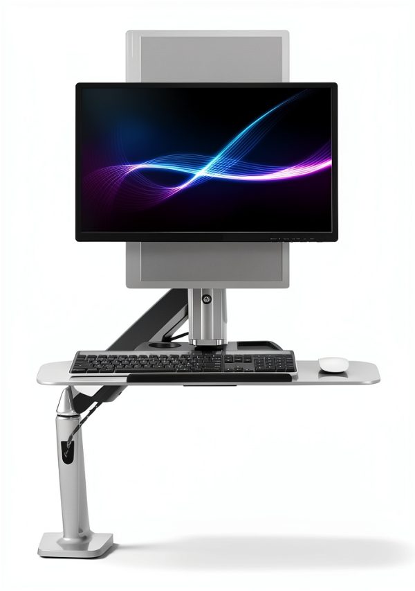 Pavo Height Adjustable Workstation Gas Spring Arm Ergonomic-3