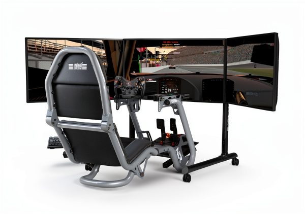 Next Level Racing Triple Monitor Stand Rigid Carbon Steel-2