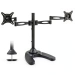 Mount-It Dual Monitor Stand Articulating Steel Desk Mount-0