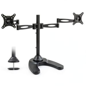 Mount-It Dual Monitor Stand Articulating Steel Desk Mount-0
