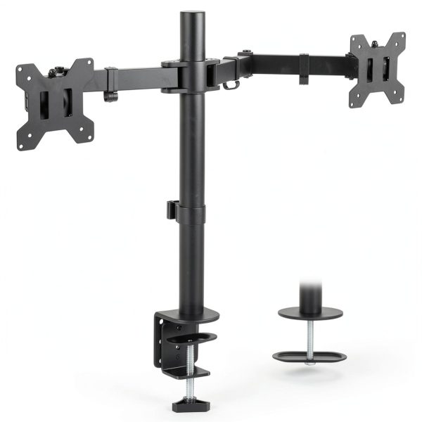 Pavo Dual Monitor Mount Full Motion Ergonomic Desk Stand-8