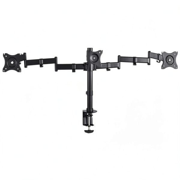 Pavo Triple Monitor Mount Ergonomic Adjustable Cable-1