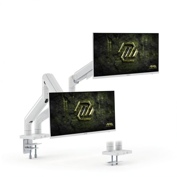 MSI Dual Monitor Stand Heavy Duty VESA Compatible Adjustable-1