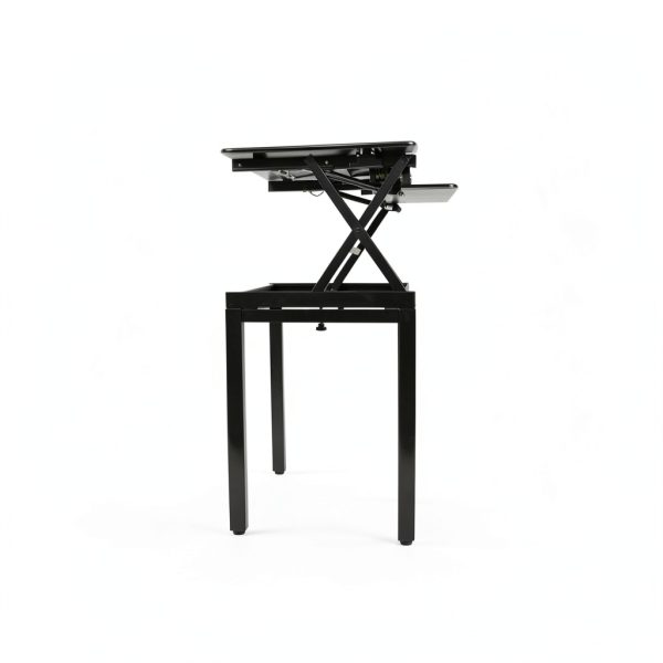 Rocelco Standing Desk Legs Convert Desk Riser Adjustable-2