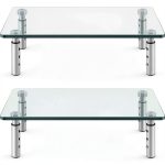 KKToner Glass Monitor Stand Height Adjustable Home Office-0
