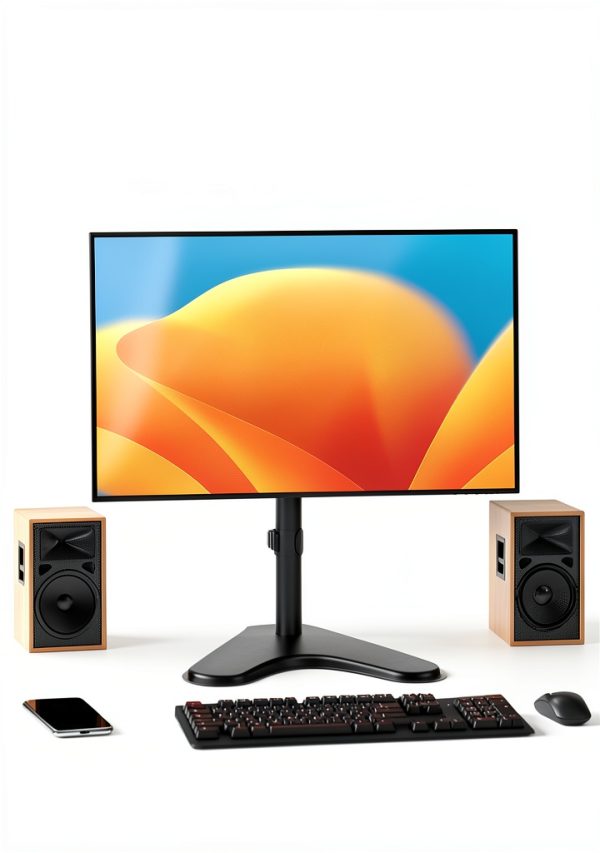 Ergomax Monitor Stand Adjustable Height Swivel Tilt-2