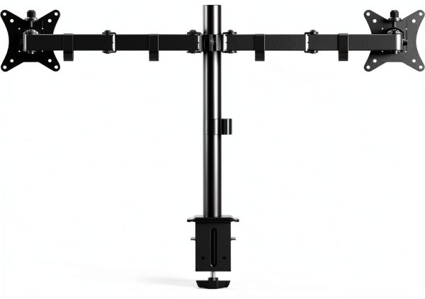 ACGAM Dual Monitor Arm Steel Mount VESA 100x75 Ergonomic-2