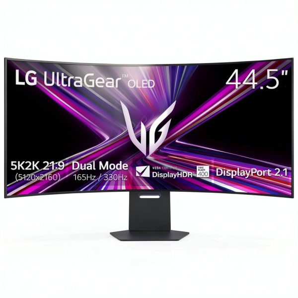 LG UltraGear 45 OLED Gaming Monitor 5K2K 165Hz Curved-0