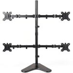 Mount-It Quad Monitor Stand Freestanding Steel Gaming Setup-0