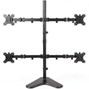 Mount-It Quad Monitor Stand Freestanding Steel Gaming Setup-0