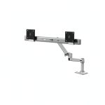 Pavo Dual Monitor Arm White Metal Desk Mount VESA-0