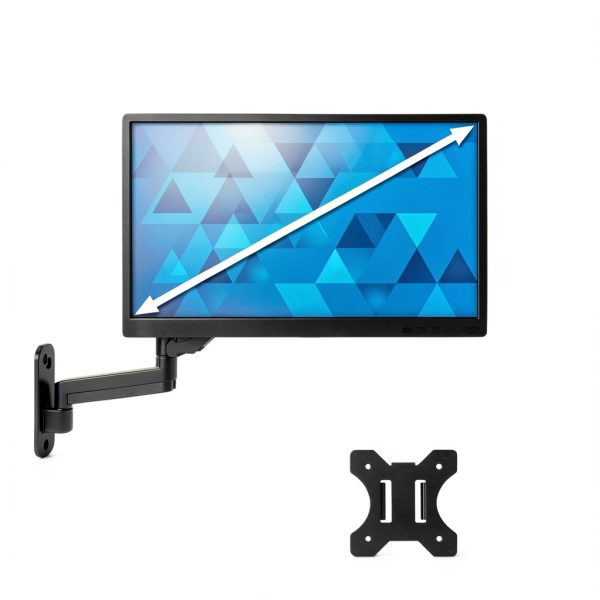 Mount-It Monitor Wall Mount Gas Spring Arm Height Adjustable-4