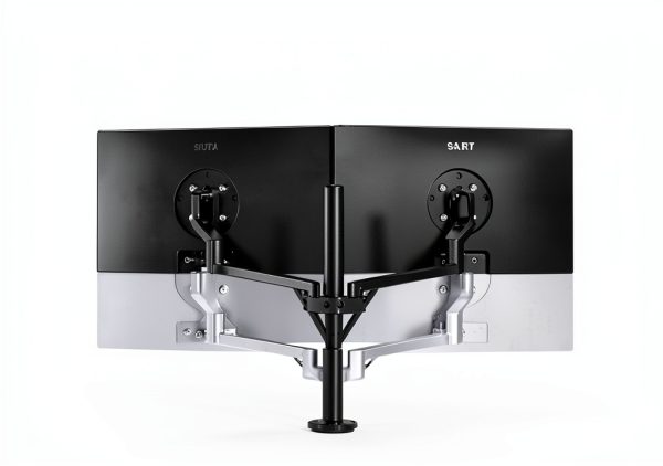 MSI PRO MT81D Dual Monitor Stand Aluminum Black 3-Year-6