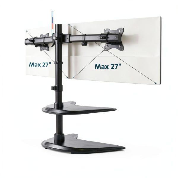 Kensington SmartFit Ergo Freestanding Dual Monitor Stand-3