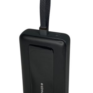 Anker Power Bank 20000mAh Built in USB C Cable Black-0