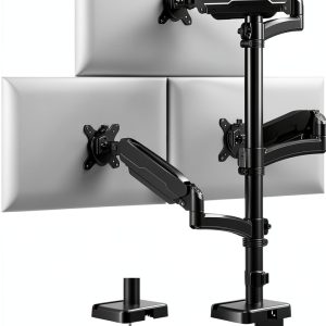 Pavo Triple Monitor Arm Full Motion Ergonomic Desk Mount-0