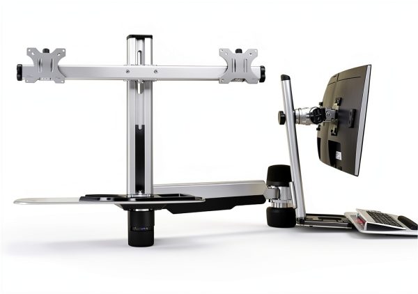 Pavo Dual Monitor Workstation Ergonomic Height Adjustable-5