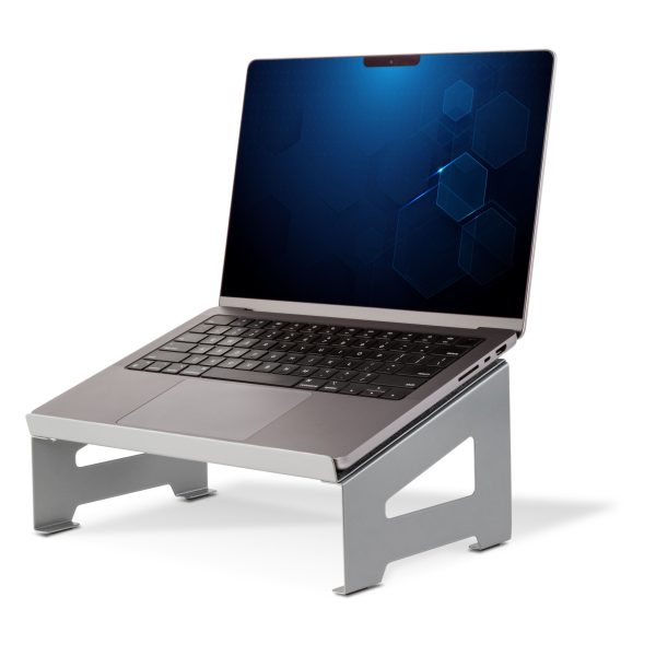 TechStyle Steel Laptop Stand Ergonomic Durable Workspace-1
