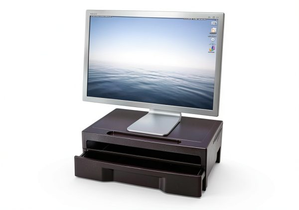 Officemate Monitor Stand Heavyweight Plastic Ergonomic-2