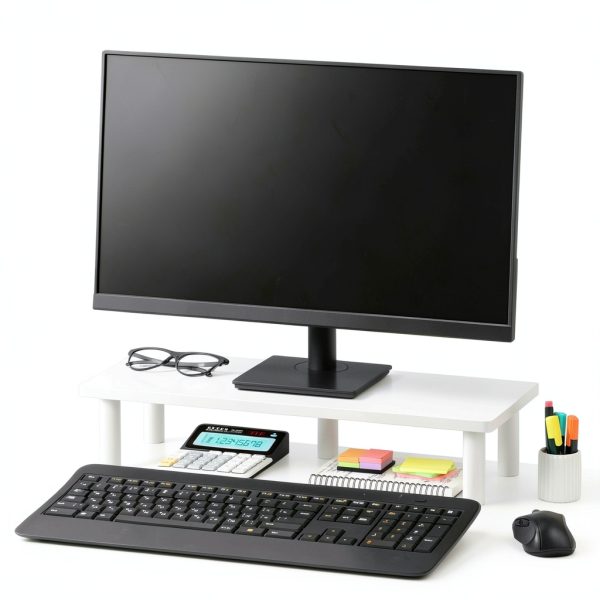 Furinno Turn-N-Tube Monitor Riser Stand Tool-Free Assembly-5