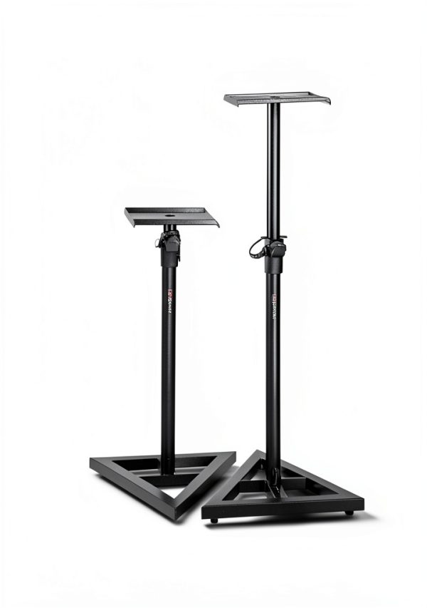 Gator Frameworks Adjustable Studio Monitor Stands Rubberized-0
