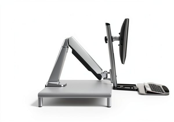 Pavo Height Adjustable Workstation Gas Spring Arm Ergonomic-12