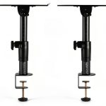 Clamp On Studio Monitor Stands Desktop Speaker Mounts-0