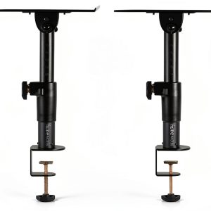 Clamp On Studio Monitor Stands Desktop Speaker Mounts-0