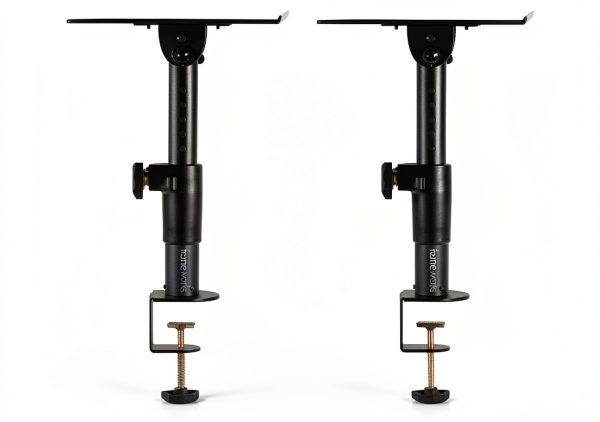 Clamp On Studio Monitor Stands Desktop Speaker Mounts-0