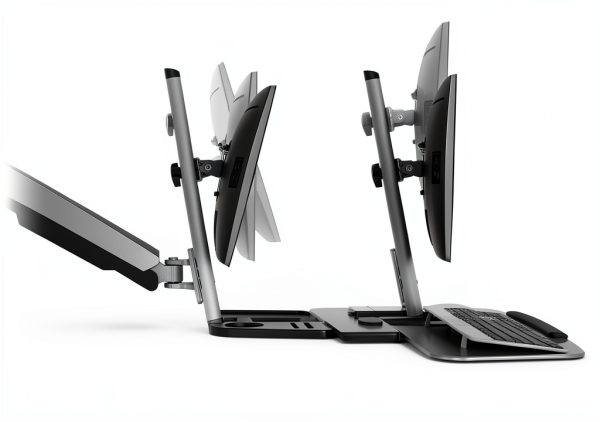 Pavo Height Adjustable Workstation Gas Spring Arm Ergonomic-5
