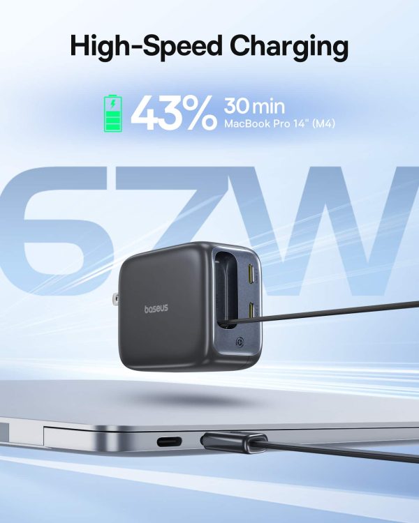 BPS 3 Port Fast Charger AI Power Foldable Travel Adapter-8