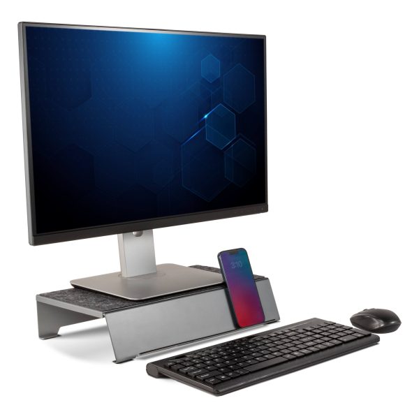TechStyle Steel Monitor Stand Plus Ergonomic Durable Storage-2