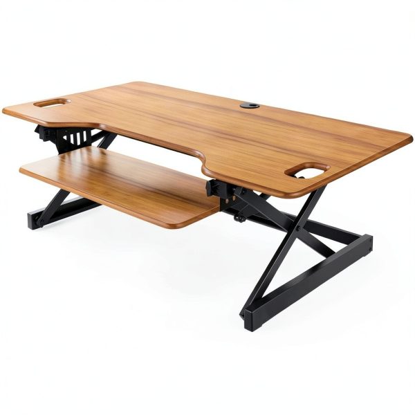 Rocelco Ergonomic Keyboard Tray Sit Stand Desk Riser-0