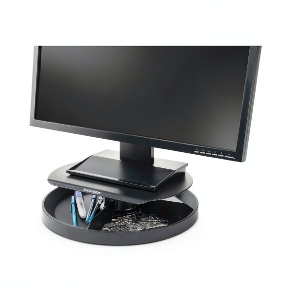 Kensington Monitor Stand Ergonomic SmartFit Spinning Storage-5