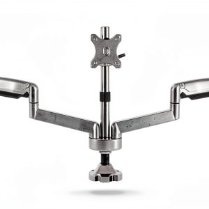 Mount-It Triple Monitor Desk Mount Ergonomic Adjustable USB-0