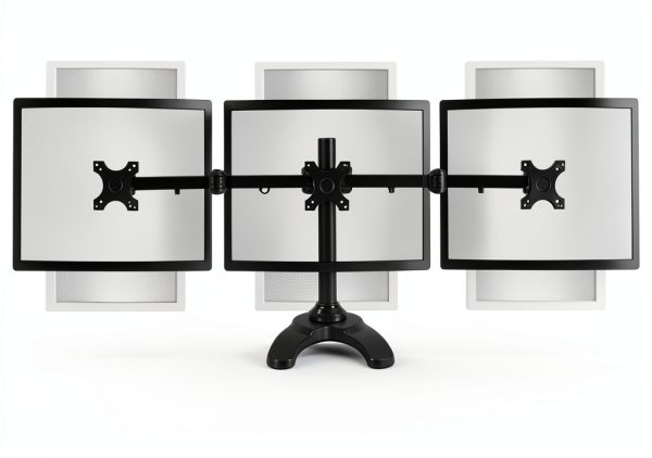 Pavo Triple Monitor Stand Full Motion Ergonomic Desk Mount-4