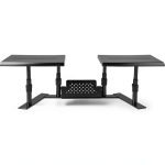 Allsop ErgoTwin Dual Monitor Stand Adjustable Height Metal-0