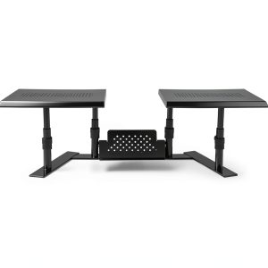 Allsop ErgoTwin Dual Monitor Stand Adjustable Height Metal-0