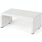Konnect Adjustable Monitor Stand Black White Ergonomic-0