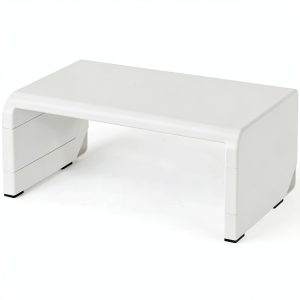 Konnect Adjustable Monitor Stand Black White Ergonomic-0