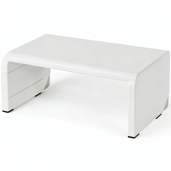 Konnect Adjustable Monitor Stand Black White Ergonomic-0