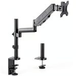 Mount-It Monitor Desk Mount Pole Adjustable Ergonomic Stand-0
