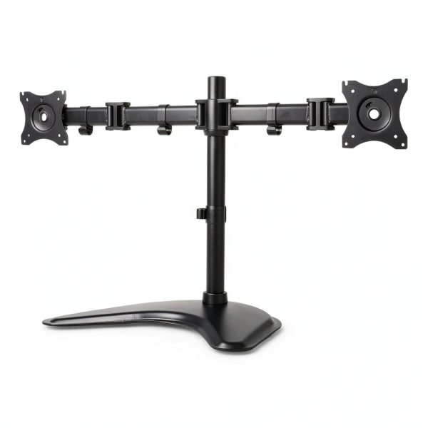 Pavo Dual Monitor Arm Freestanding Steel Base Ergonomic-1