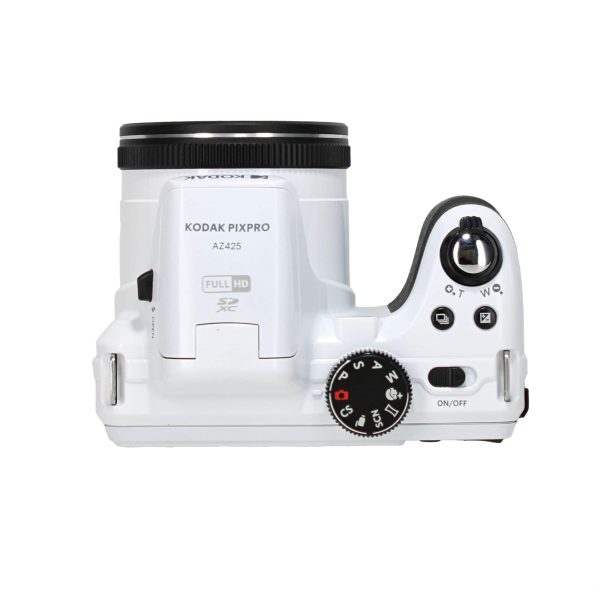 Kodak PIXPRO AZ425 Digital Camera White AZ425WH Bundle-1