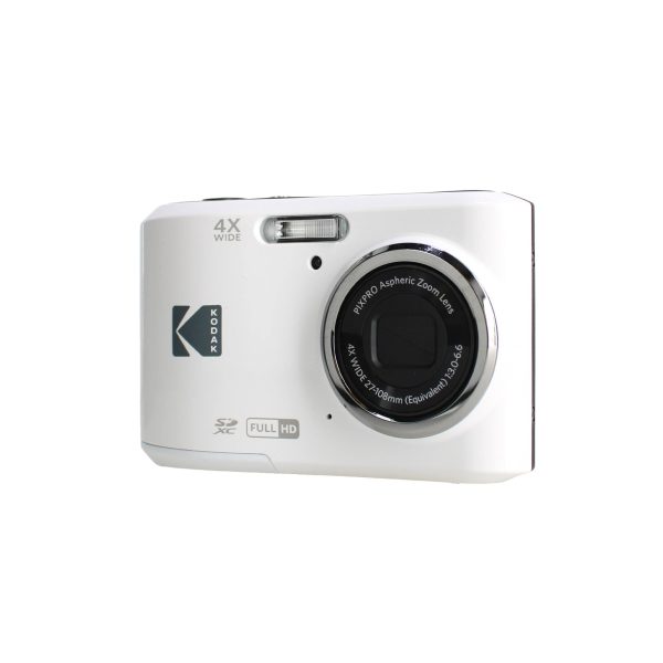 Kodak PIXPRO FZ45 Digital Camera White Bundle 128GB-1