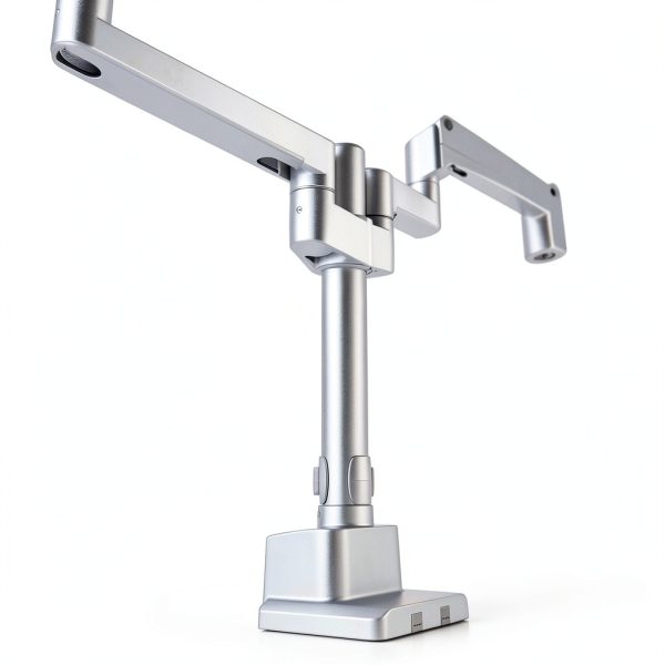 Mount-It Dual Monitor Desk Mount Silver Ergonomic Adjustable-2