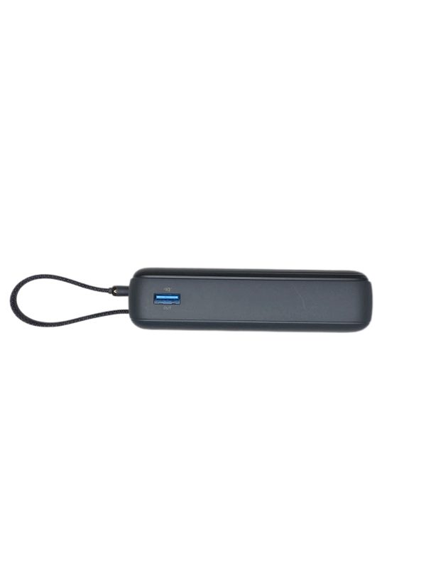 Anker Power Bank 20000mAh Built in USB C Cable Black-4